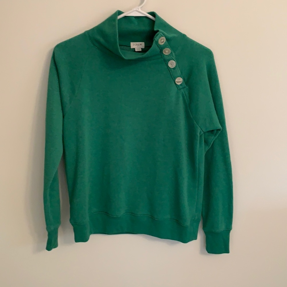 J.Crew sweatshirt, green, size XS